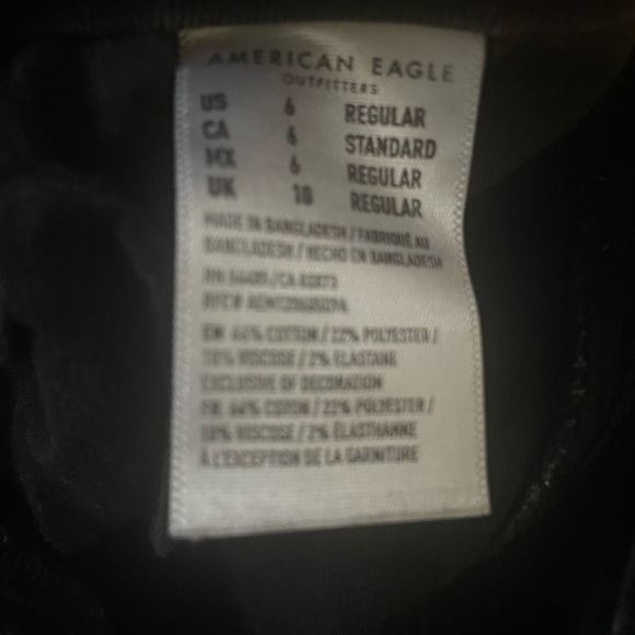 American Eagle High Rise Black Jeans - Picture 2 of 4